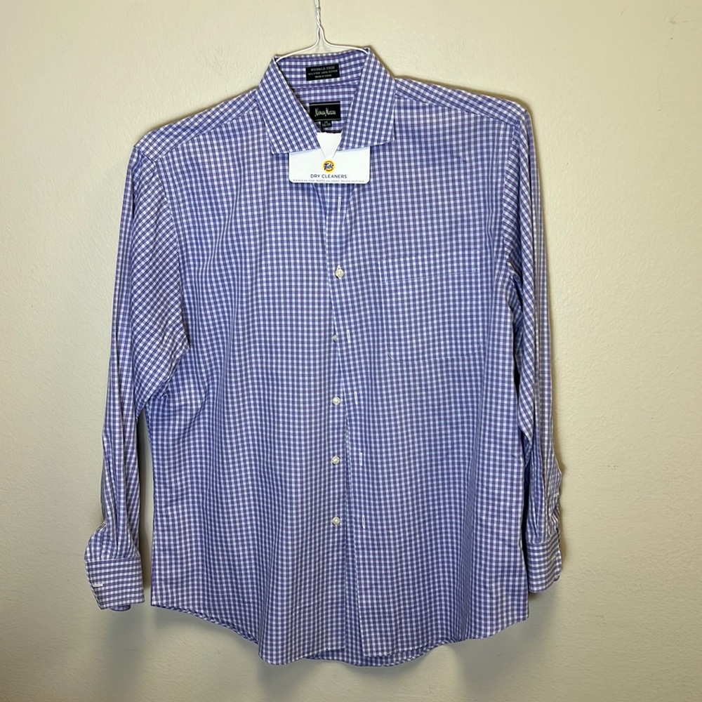 Neiman Marcus button down shirt size 16 32/33